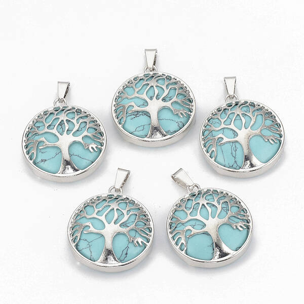 Synthetic Turquoise Pendants
