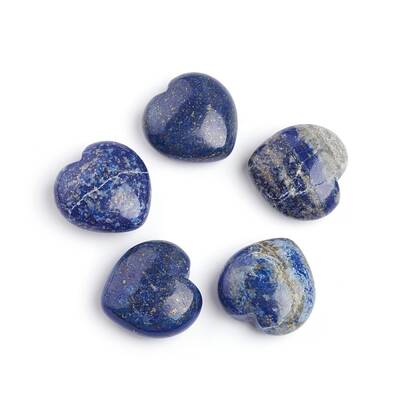 Natural Lapis Lazuli Heart Love Stone