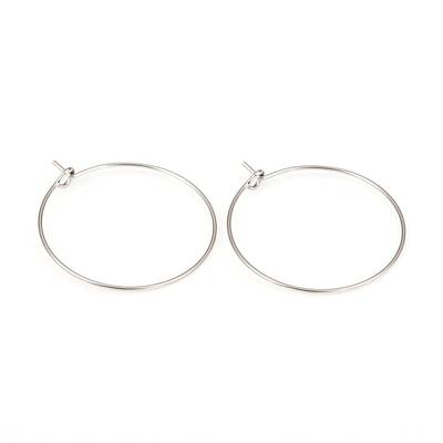 316L Surgical Stainless Steel Hoop Earring Findings