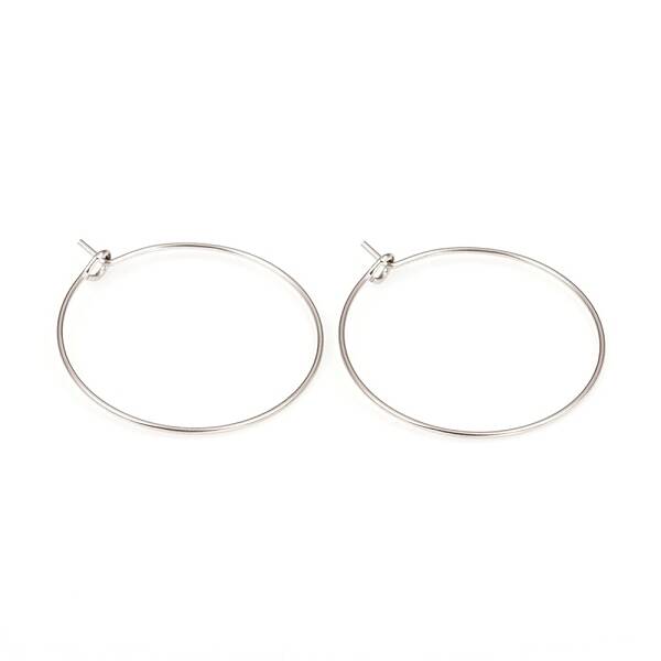 316L Surgical Stainless Steel Hoop Earring Findings