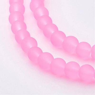 Transparent Glass Bead Strands