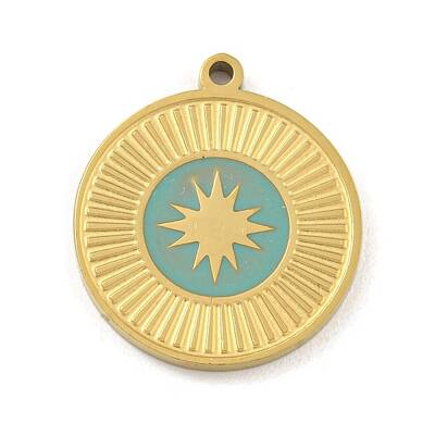 316 Surgical Stainless Steel Enamel Pendants