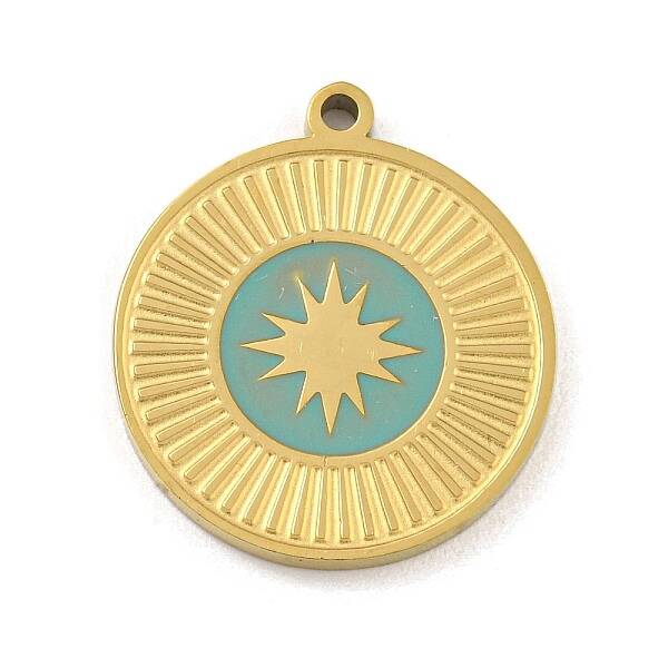 316 Surgical Stainless Steel Enamel Pendants