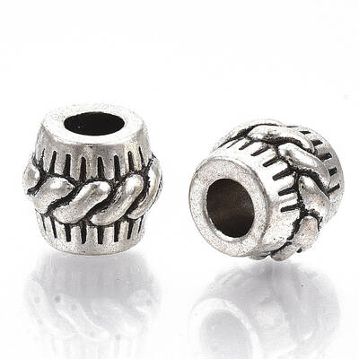 Tibetan Style Alloy European Beads