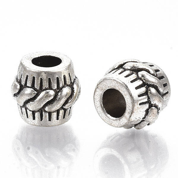 Tibetan Style Alloy European Beads