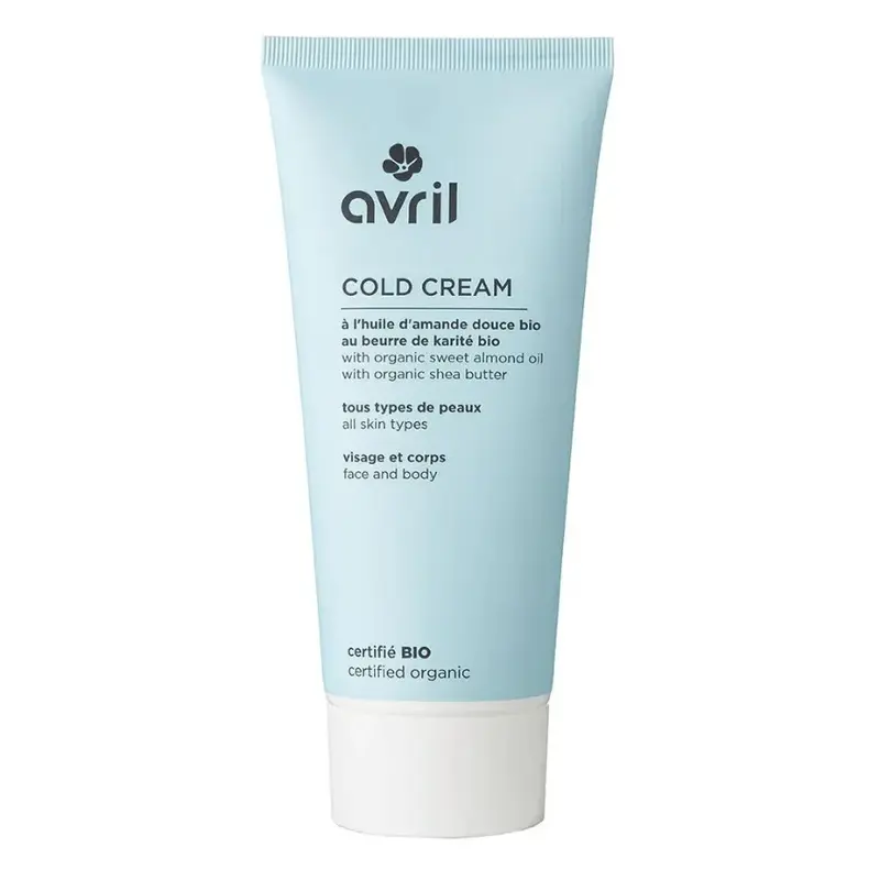 Avril Cold cream with sweet almond oil and organic shea butter Face and Body 200ml