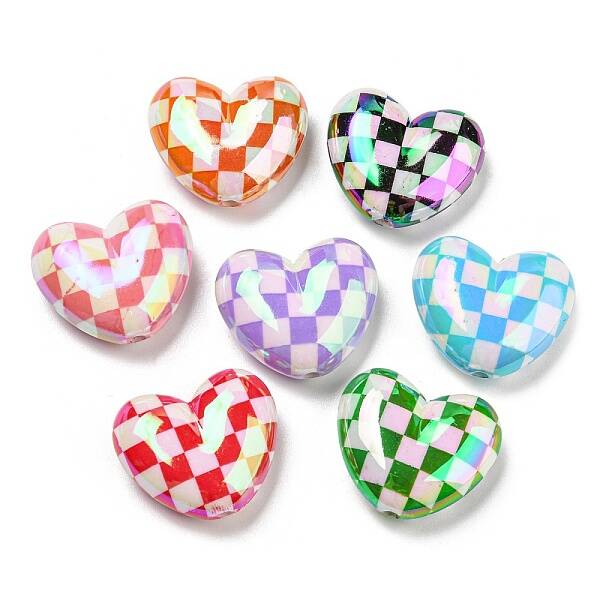 UV Plating Opaque Acrylic Beads