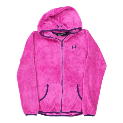 Age 13-14 Under Armour Fleece - XL Pink Polyester