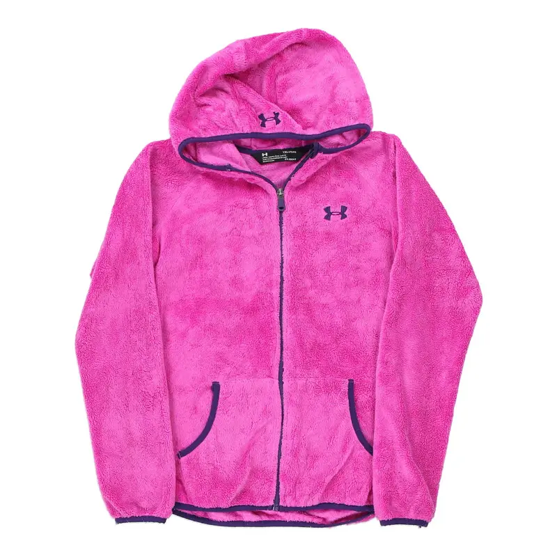 Age 13-14 Under Armour Fleece - XL Pink Polyester