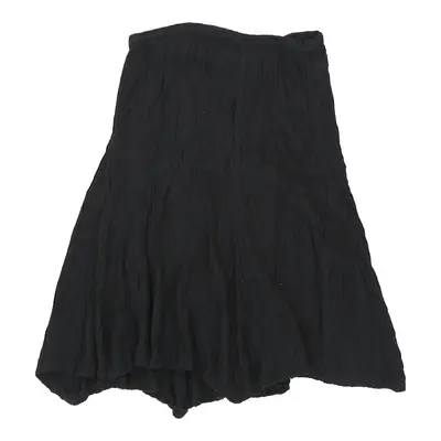 Cavalli Class Midi Skirt - 28W UK 8 Black Viscose | Size: UK 8
