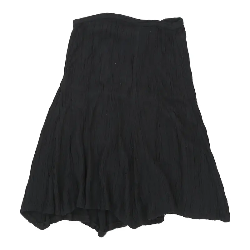 Cavalli Class Midi Skirt - 28W UK 8 Black Viscose | Size: UK 8