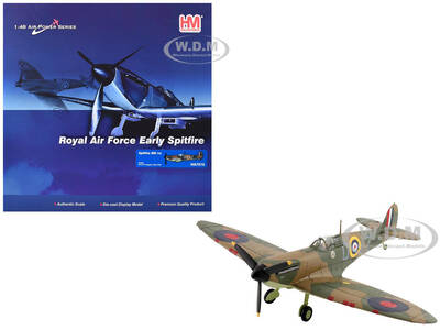 Supermarine Spitfire Mk.1a Fighter Aircraft X4009, Flight Lieutenant P.C. Hughes (1940) British Royal Air Force Air Power ...