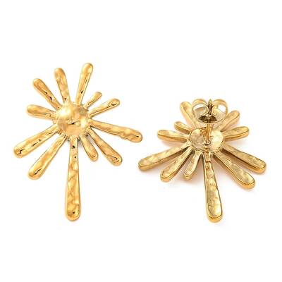 Ion Plating(IP) 304 Stainless Steel Stud Earrings