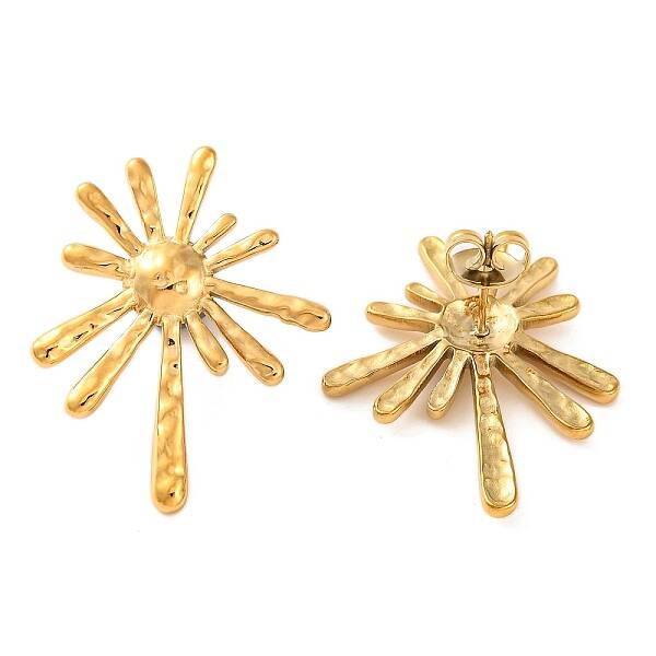 Ion Plating(IP) 304 Stainless Steel Stud Earrings