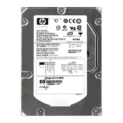 9Z2005-044 Seagate 147GB 15000RPM Ultra 320 SCSI 3.5-Inch 16MB Cache Hard Drive