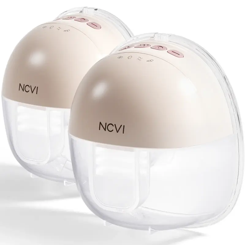 NCVI Hands Free Breast Pump 8111, Wearable Breastfeeding Pump, Electric Wireless Pump with 4 Modes & 9 Levels, Strong Suction...