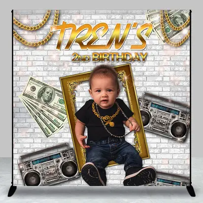 Custom Photo Rap Graffiti Party 90S Retro Backdrop - Aperturee