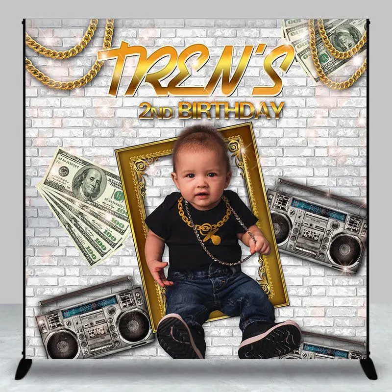 Custom Photo Rap Graffiti Party 90S Retro Backdrop - Aperturee