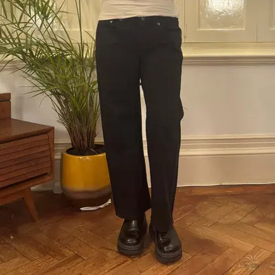 550 Levis Jeans - 31W UK 10 Black Cotton