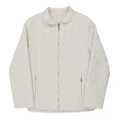 Moncler Jacket - Small White Polyamide | Size: small