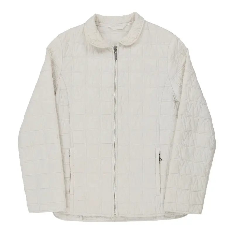 Moncler Jacket - Small White Polyamide | Size: small