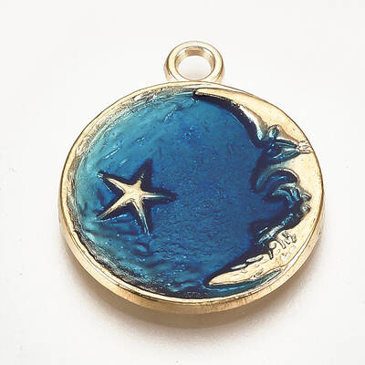 Alloy Enamel Pendants