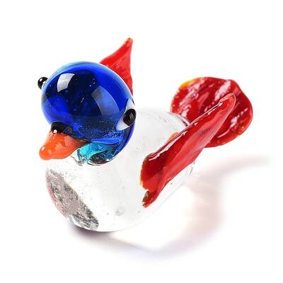 3D Duck Handmade Lampwork Display Decoration