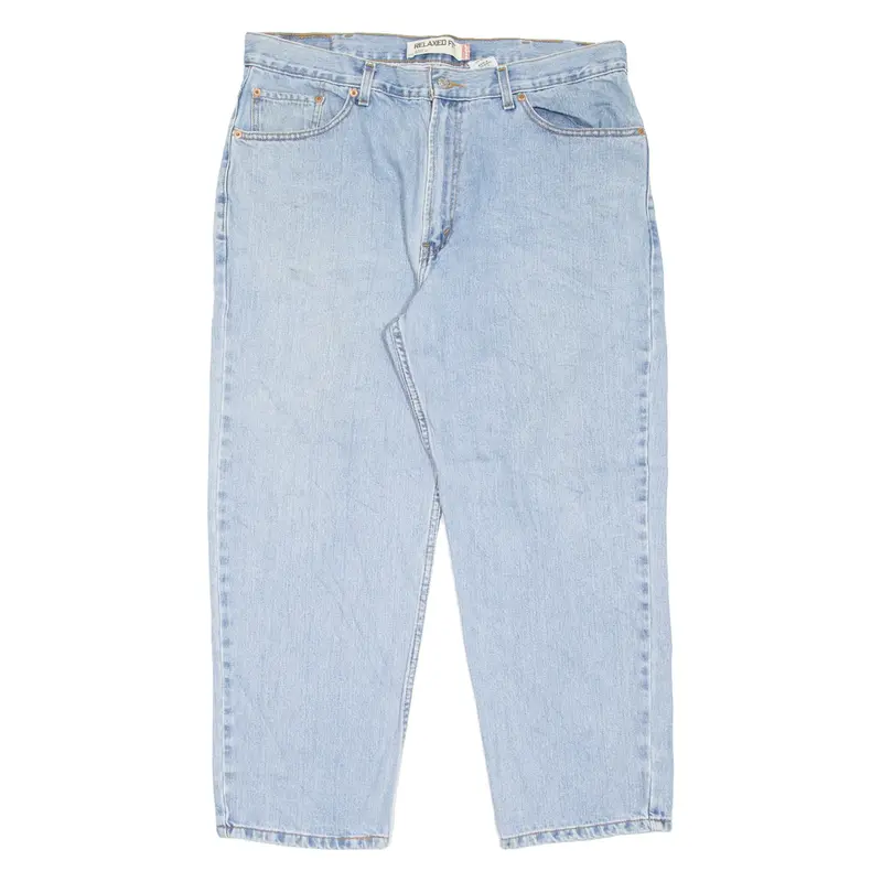 LEVI'S 550 Jeans Mens Blue Relaxed Tapered W36 L29