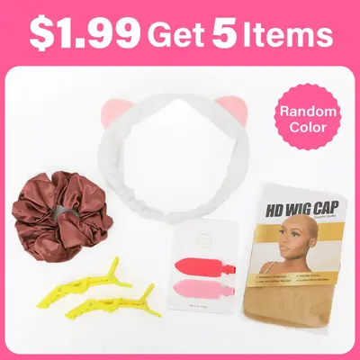 OQ Hair 1 PACK Invisible HD Human Hair Wig Cap Stretchable Elastic Hair Net For Women