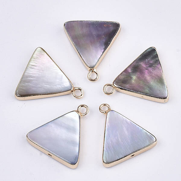 Natural Black Lip Shell Pendants