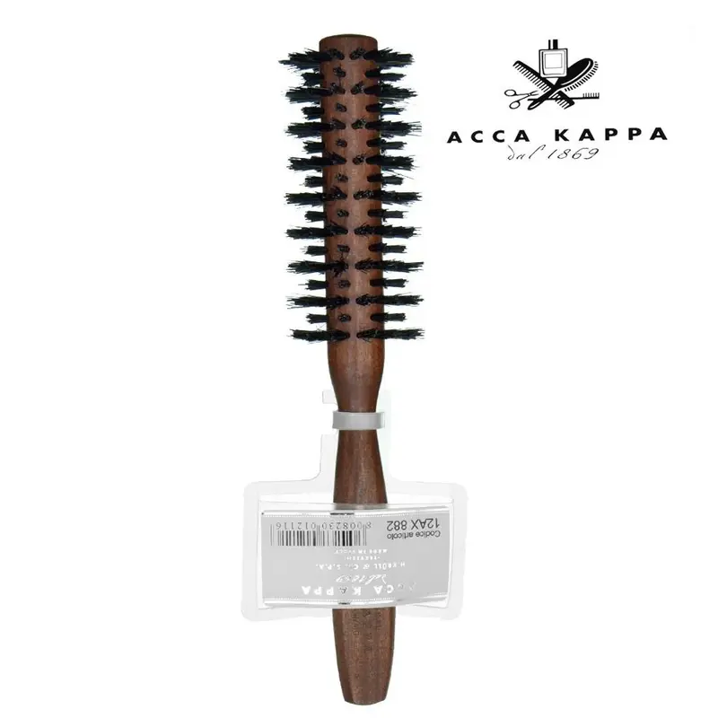Acca Kappa Reinforced Boar Brush with Offset Bristles