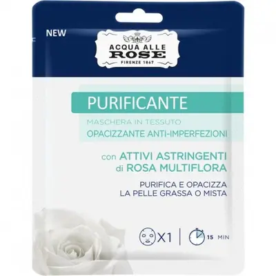 Acqua Alle Rose Purifying Mattifying Fabric Face Mask