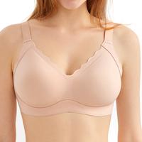 COMFELIE Size S-3XL Bras for Women with Support - Adjustable Wireless Support Bra, No Underwire Seamless Bralette Wirefree EB...
