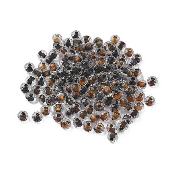 130Pcs 10G Transparent Glass Seed Beads