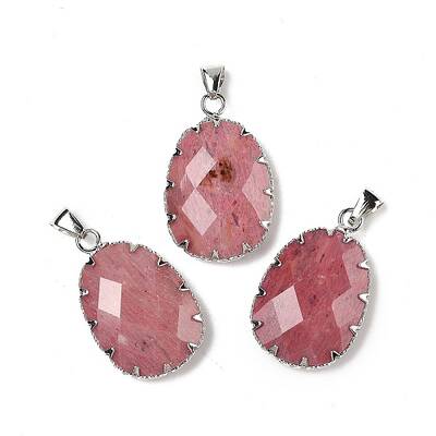 Natural Rhodonite Pendants