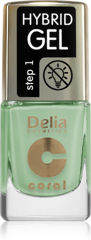 Delia Cosmetics Coral Hybrid Gel gel polish color 138 11 ml