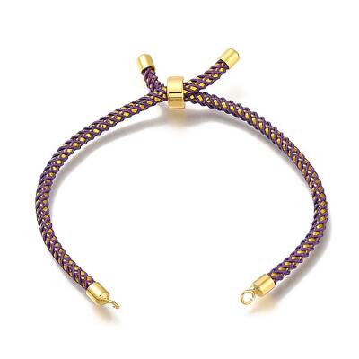 Braided Cotton Cord Slider Bracelet Making