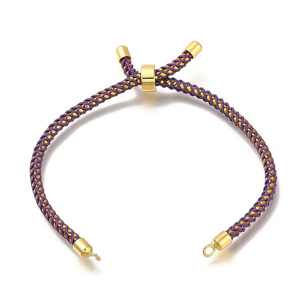 Braided Cotton Cord Slider Bracelet Making