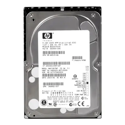 300955-006 HP 9.1GB Ultra-160 SCSI 10000 3.5-inch Hard Drive