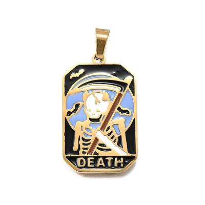 Tarot 304 Stainless Steel Enamel Pendants
