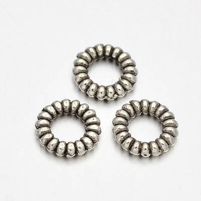 Ring Tibetan Style Alloy Spacer Beads