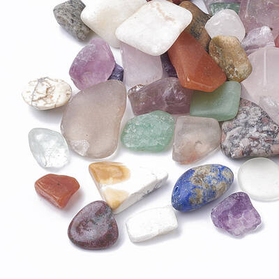 Natural & Synthetic Mixed Stone Beads