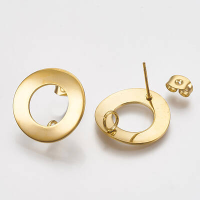 304 Stainless Steel Stud Earring Findings