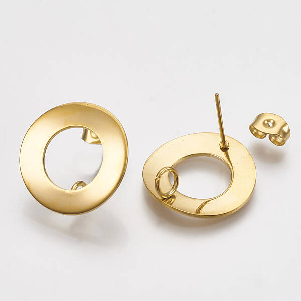 304 Stainless Steel Stud Earring Findings