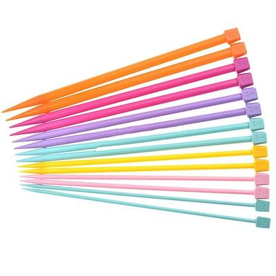Plastic Handle Head Crochet Hook Set