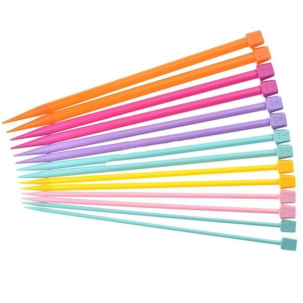 Plastic Handle Head Crochet Hook Set