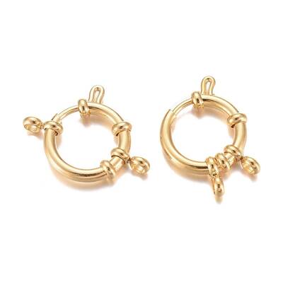 Ion Plating(IP) 304 Stainless Steel Spring Ring Clasps