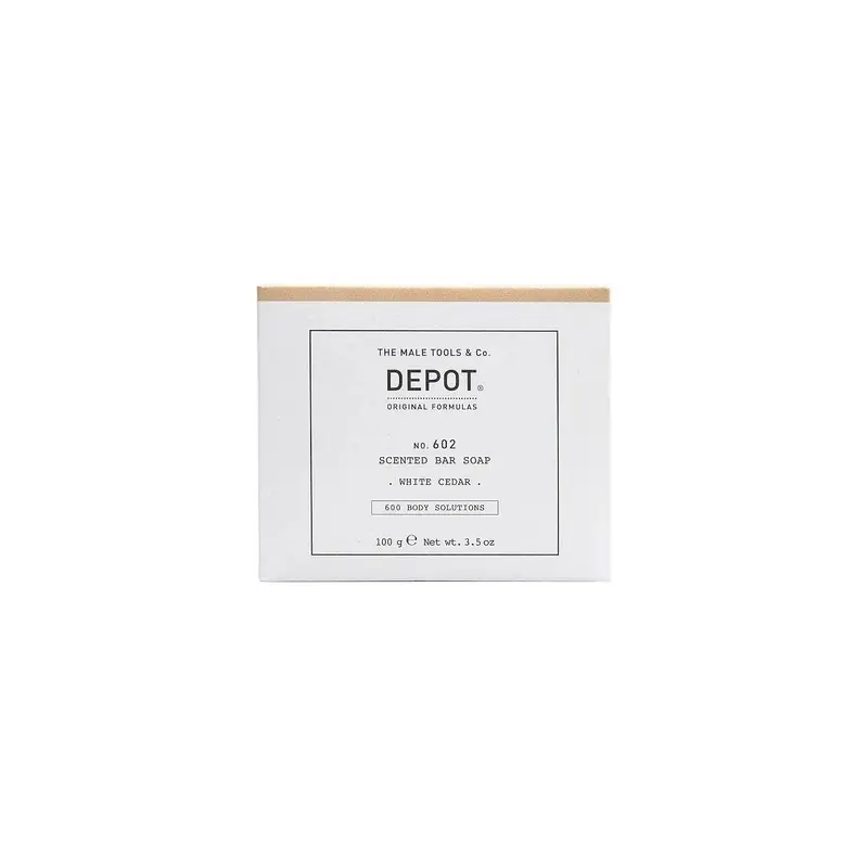 Depot, 600 Body Solutions No. 602, Botanical Complex, Cleanser, White Cedar, Scented Soap, 100 g