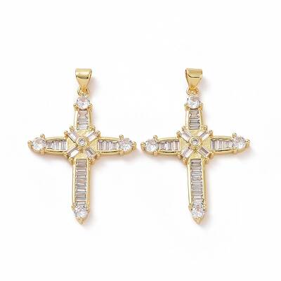 Brass Cubic Zirconia Pendants