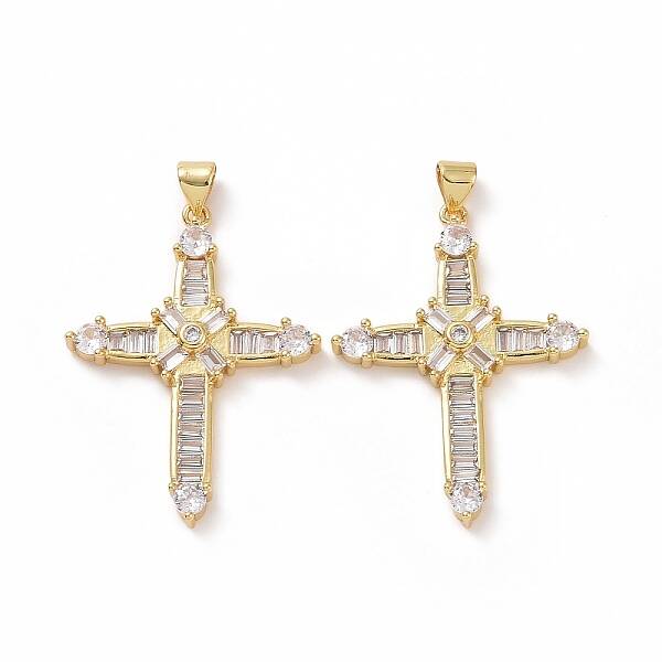 Brass Cubic Zirconia Pendants
